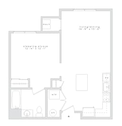 Floor Plan  A floor plan for a property by Hartlan studios.