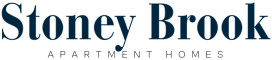 A logo for Stoney Brook Apartment Homes.