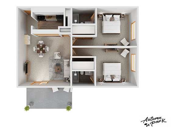 C2 Floor Plan at Autumn Park, South Dakota, 57106