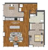 1Bd 1Bth Q Floor Plan at Stella St. Paul Apartments, St. Paul, 55102
