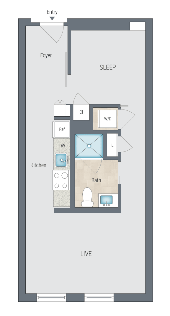 A1C Floor Plan A1C Floor Plan at Reed Row, Washington, 20009