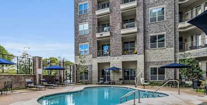 our apartments have a swimming pool and outdoor furniture
