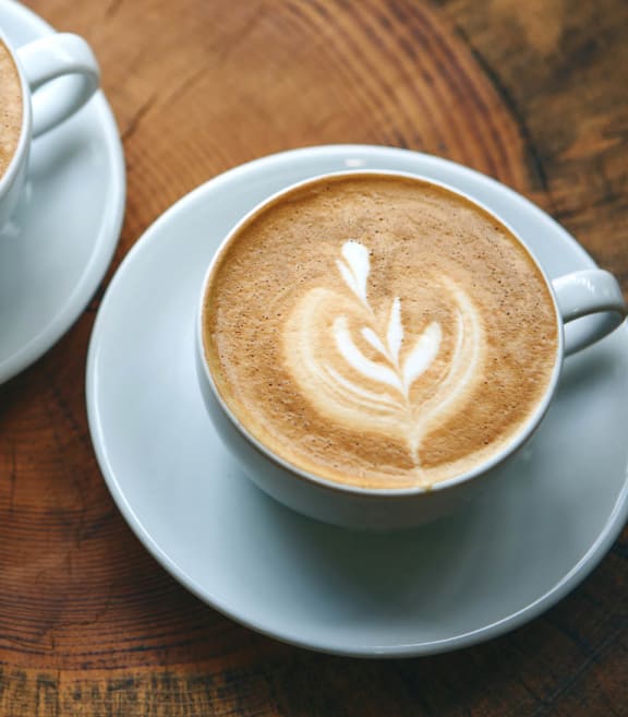 Two coffee Cups at Market Club at The Mill Apartments, Sacramento ,95818
