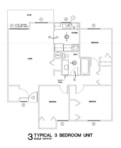 Floor Plan  3 Bedroom