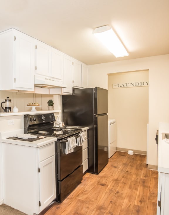 Valley River Court model kitchen
