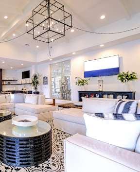 Amenities Galore--Library and Work Pods at The Sophia at Abacoa, Jupiter, Florida