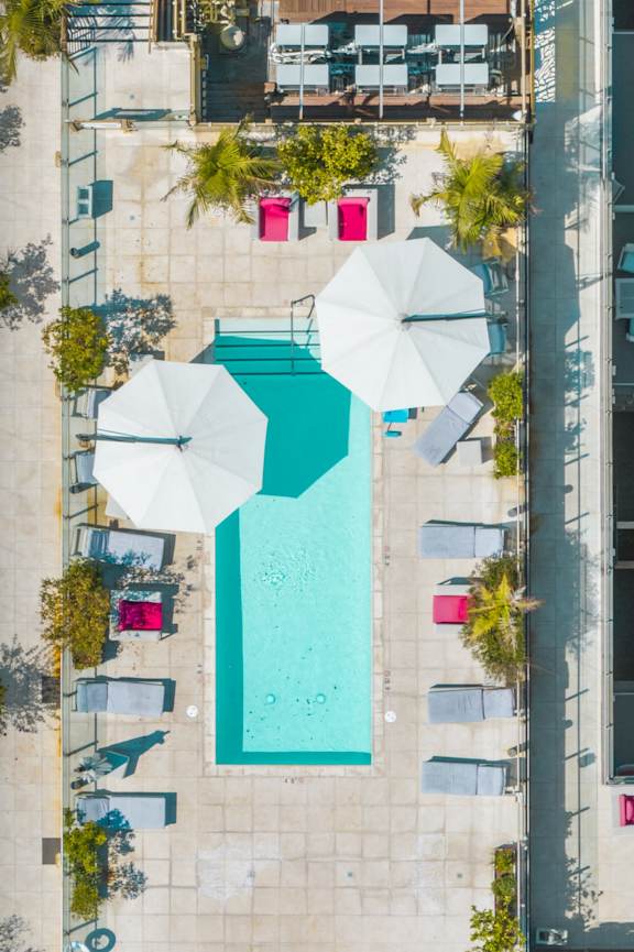 Maia Avira at Glendale Rooftop Pool Area