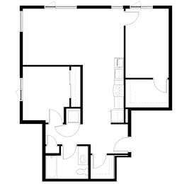 2Bedroom L Floor Plan at Victory Northgate Apartments, Seattle, WA