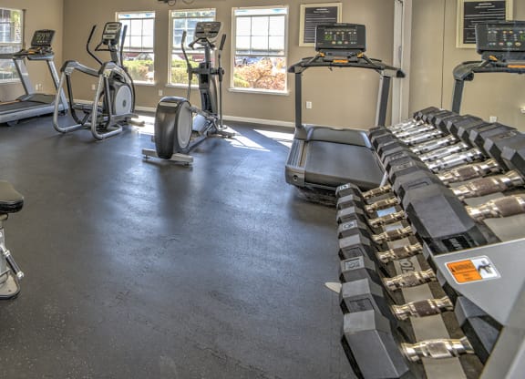 Fitness Center & Equipment at Sunset Summit, California, 95765