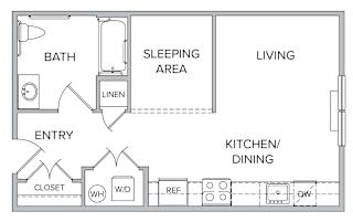 luxury rental studio one two bedroom apartments at city line east in jersey city Hudson county nj new jersey near nyc new York city
