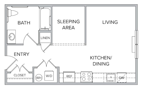 luxury rental studio one two bedroom apartments at city line east in jersey city Hudson county nj new jersey near nyc new York city