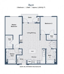  Floor Plan B410