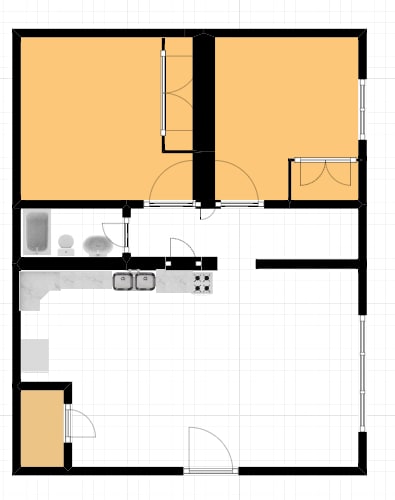 Floor Plan  Two Bedroom