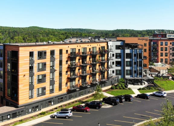 the building in which the apartment is located