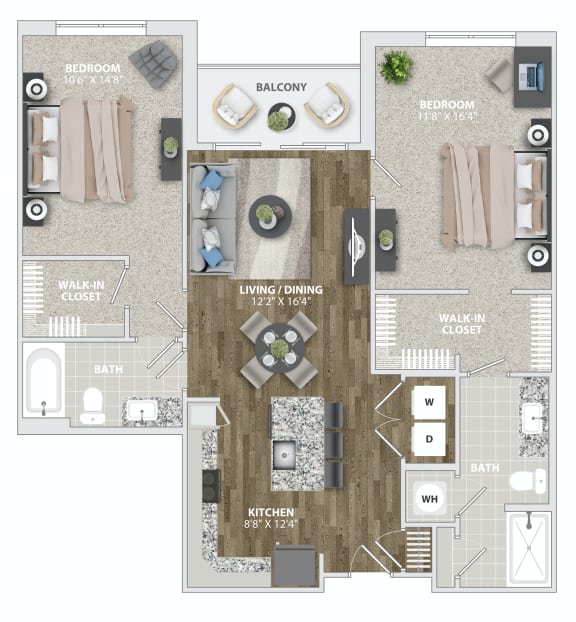 1 & 2 Bedroom Apartments in Bowie, MD Woodmore Grand