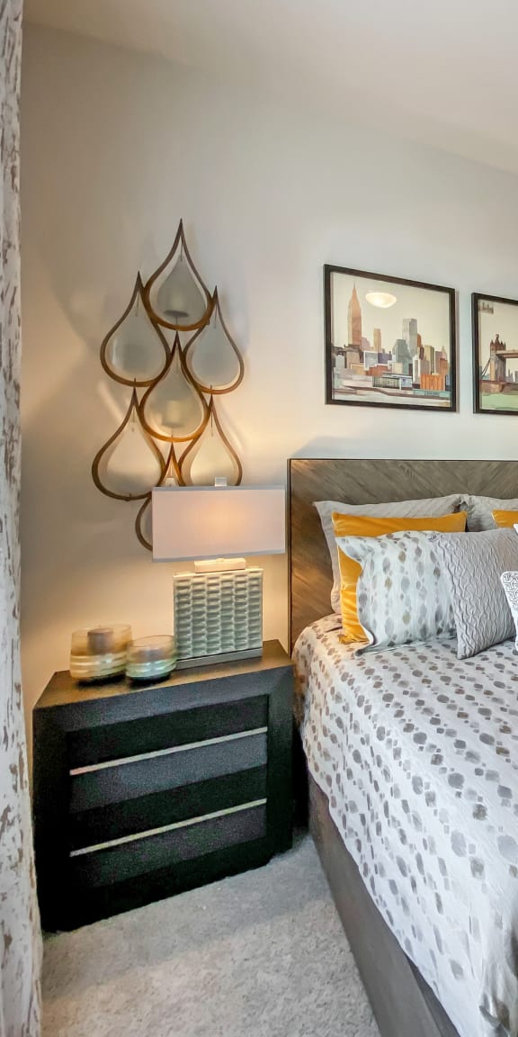 Cromwell at Plum Creek Apartments Model Bedroom