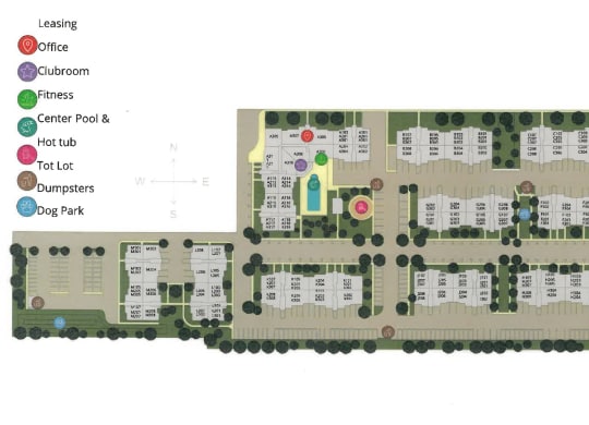 a schematic of a floor plan of a building
