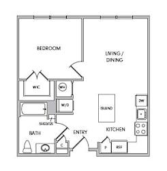 luxury rental studio one two bedroom apartments at city line west in jersey city Hudson county nj new jersey near nyc new York city