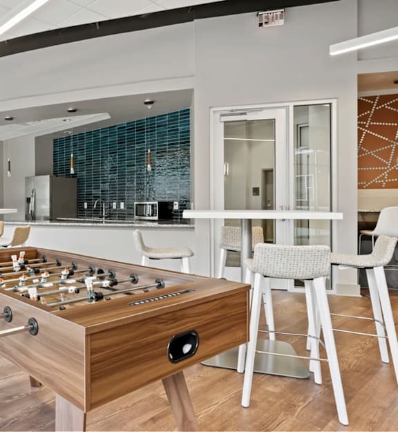 Billiard Area at Metropolis Apartments in Virginia 23060