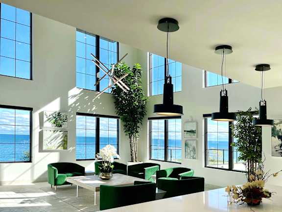 Clubroom with a view at 42 Hundred On The Lake, St Francis, WI