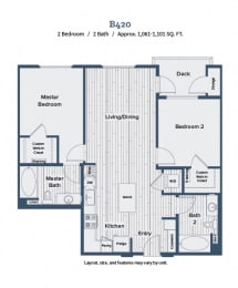  Floor Plan B420