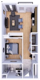 Floor Plan  Martin on Main Apartments at 835 East main Street, Louisville KY 40206Martin on Main at 835 East Main Street, Louisville KY 40206