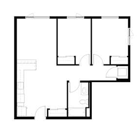2Bedroom 07 Floor Plan at Victory Northgate Apartments, Seattle