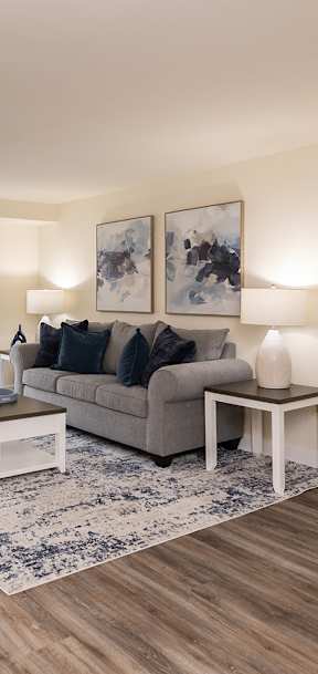 Large swimming pool with lounge area at Cromwell Valley Apartments in Towson, MD