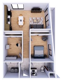 Floor Plan  Martin on Main Apartments at 835 East main Street, Louisville KY 40206Martin on Main at 835 East Main Street, Louisville KY 40206