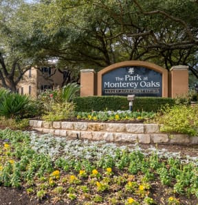 Welcoming community signage | Park at Monterey Oaks
