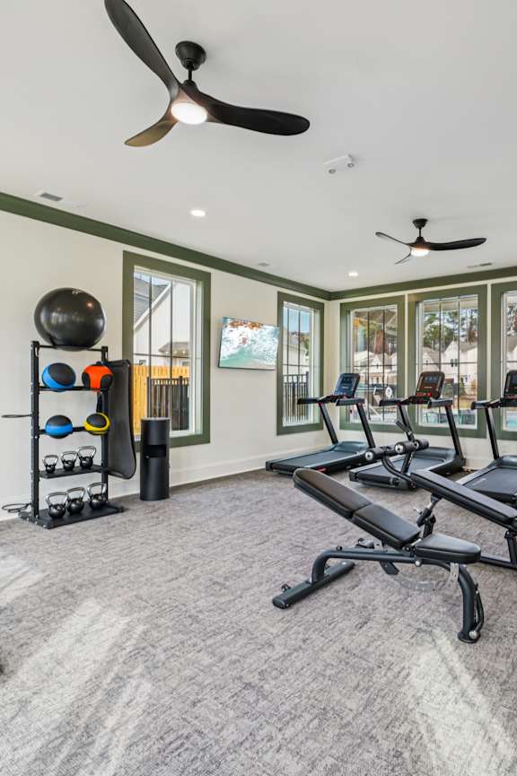 Cycle and spin bikes at Turnberry Park Apartments in Gardendale, AL
