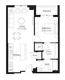 A3 Floor Plan at Rialto, District of Columbia