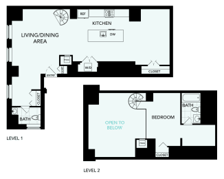 A25 - The Republic - 2D floor plan