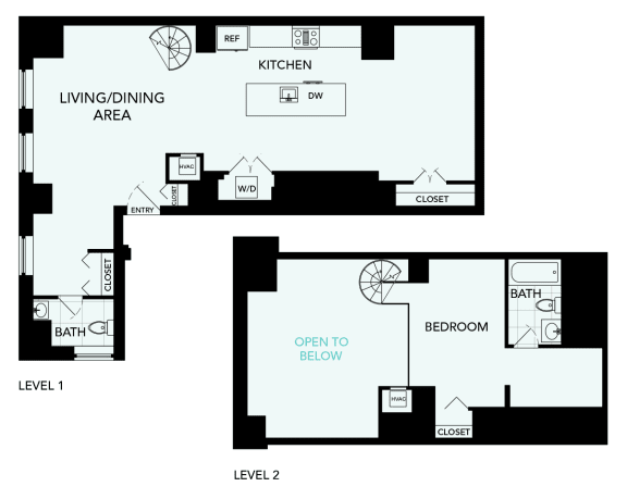 A25 - The Republic - 2D floor plan