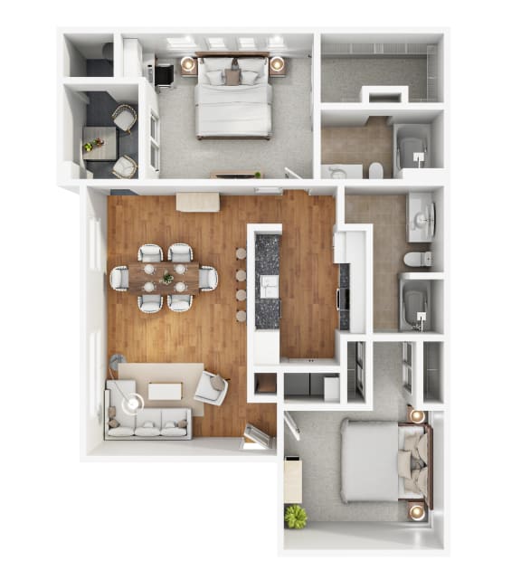 B2 Floor Plan at The Preserve by Picerne, N Las Vegas, NV, 89086