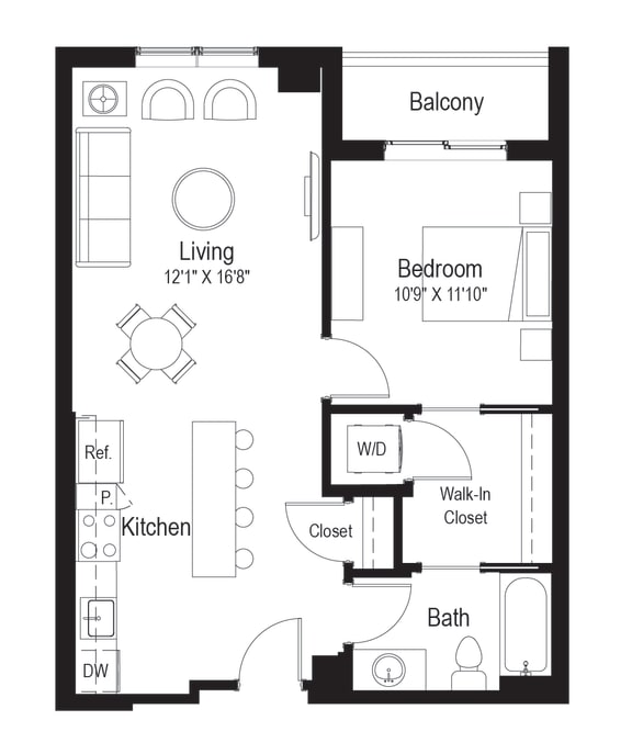 A3 Floor Plan at Rialto, Washington