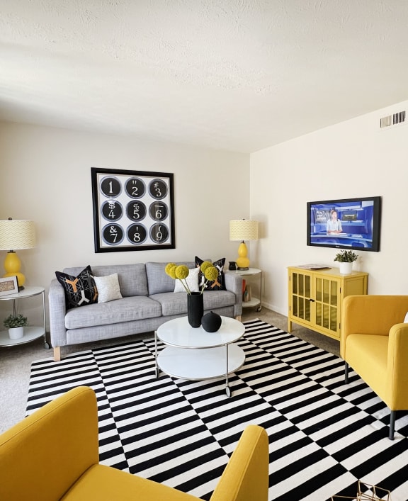 Living room at Miamisburg by the Mall, Miamisburg, 45342