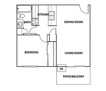 A5 Floor Plan at Autumn Park, Sioux Falls, SD 57106