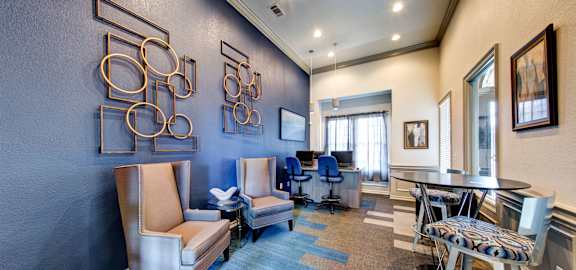 clubhouse seating area