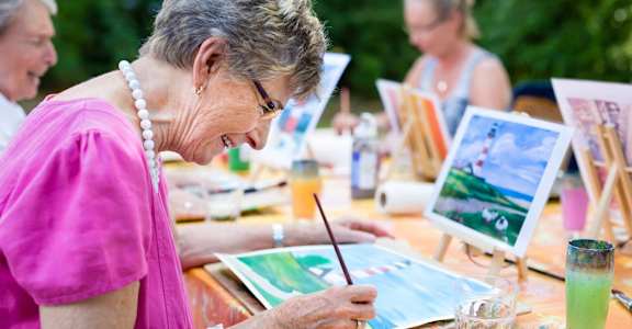 Senior Painting at Savannah Court of Camilla, Camilla, GA