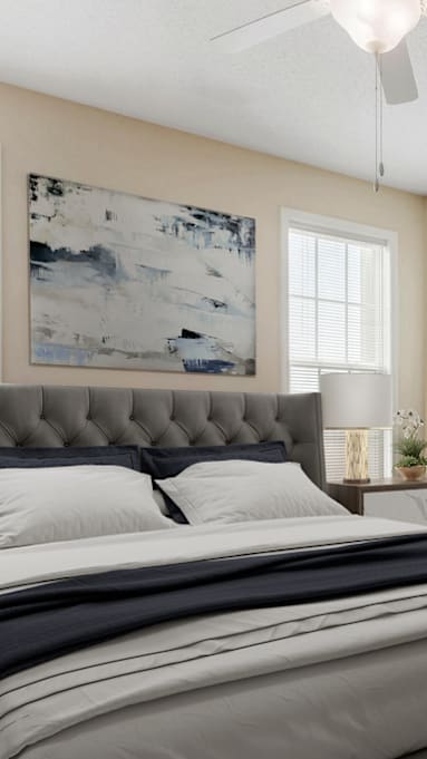 Master Bedroom at Ashley Court Apartments, North Carolina
