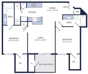 2 Bedroom 2 Bath