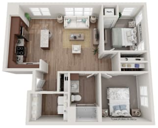 2-Bedroom 1-Bath