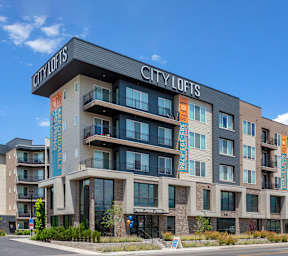 Exterior View of City Lofts Apartments