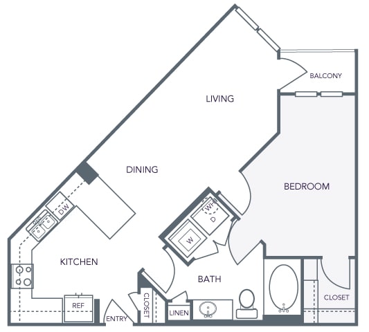 AVANT on Market Center - A3 - 1 bedroom and 1 bath