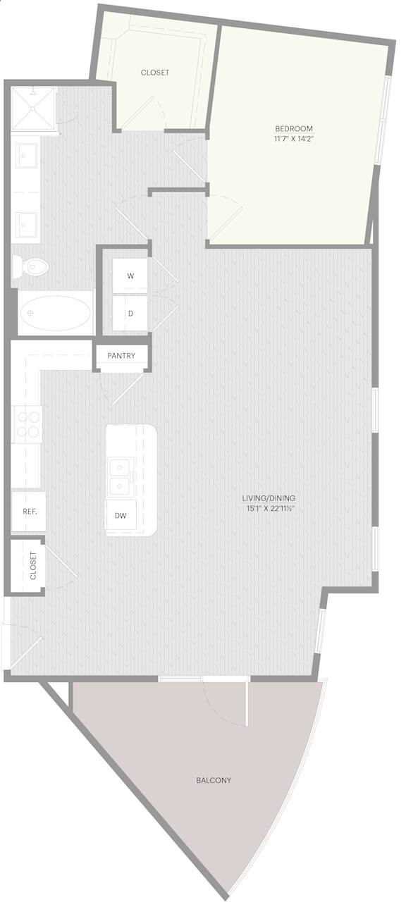 A17 floor plan with labeled rooms.