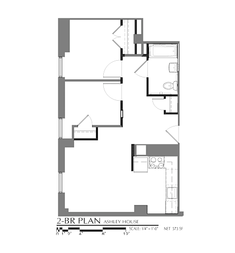 Floor Plan  Two Bedroom