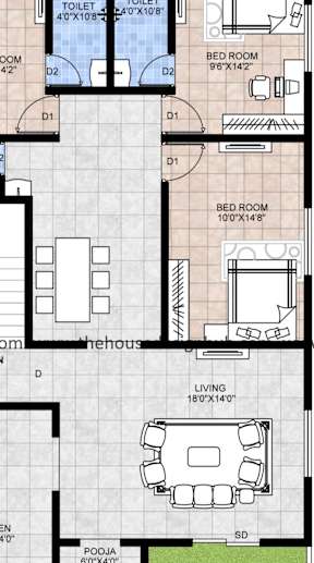 first floor plan the house designers hub
