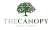 A logo for The Canopy Apartments featuring a tree.