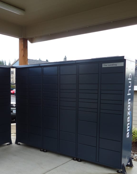 Package hub at The Landing Apartments, Oregon City, 97045